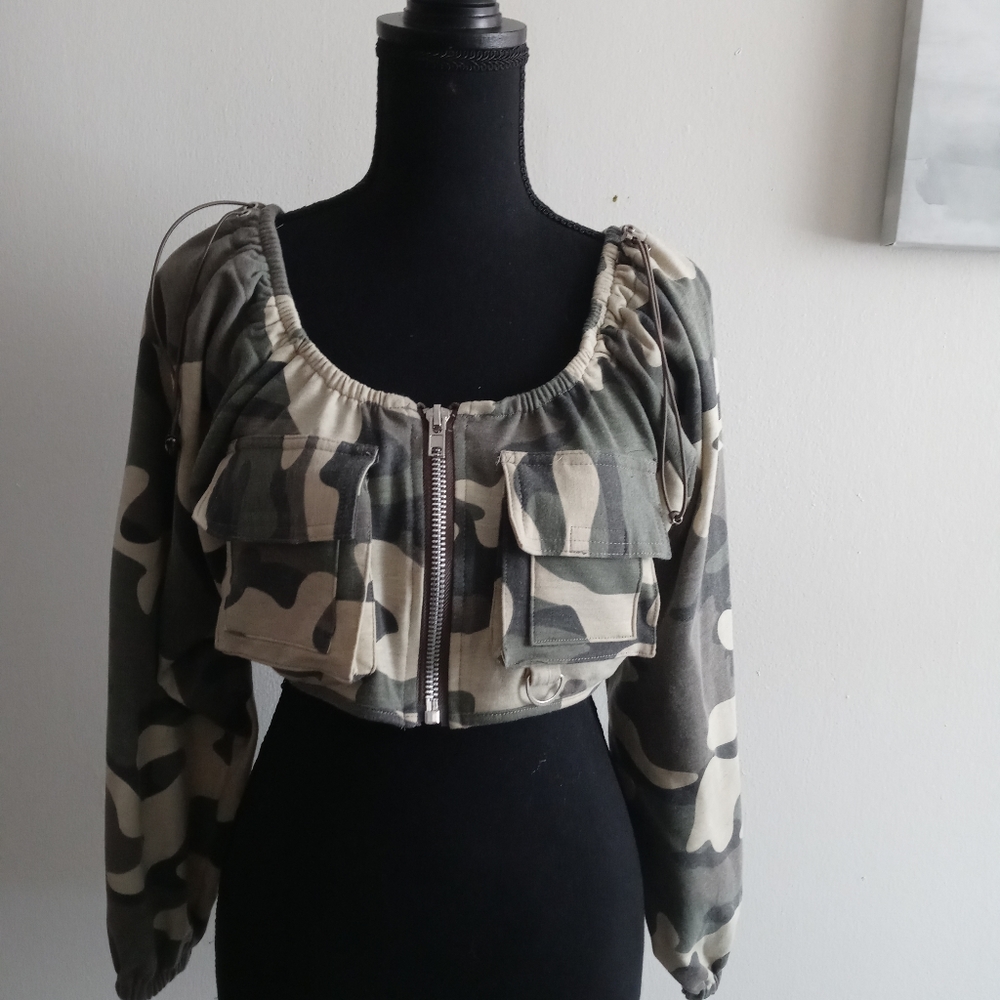 Cropped Fashion Nova Jacket